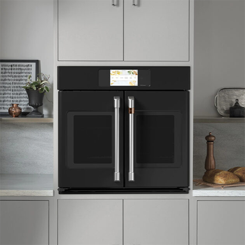 HORNO 76 CM , CONVECCIÓN FUNCIÓN AIR FRYER – DOBLE PUERTA – COLOR NEGRO