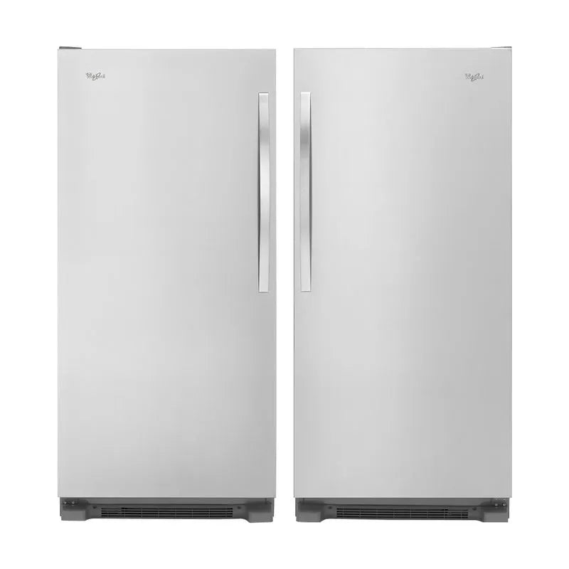 Combo Nevera 18 pies cúbicos Sidekick Gris y Congelador Sidekick de 503 Litros gris