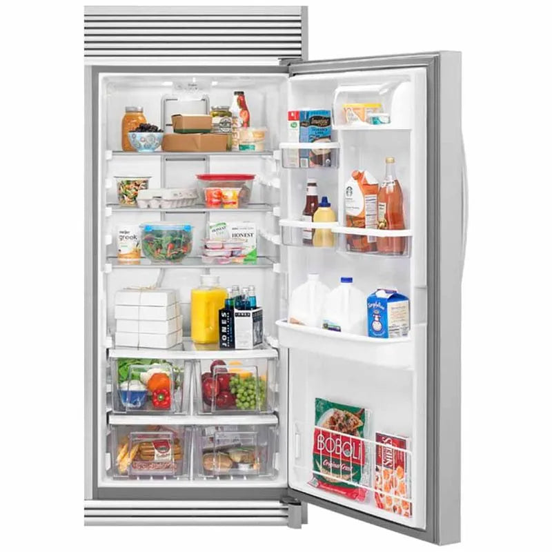 Combo Nevera 18 pies cúbicos Sidekick Gris y Congelador Sidekick de 503 Litros gris