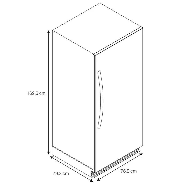 Combo Nevera 18 pies cúbicos Sidekick Gris y Congelador Sidekick de 503 Litros gris