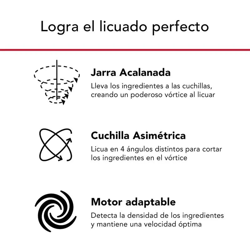 Licuadora K400 5 Velocidades 1.6 L Passion Red