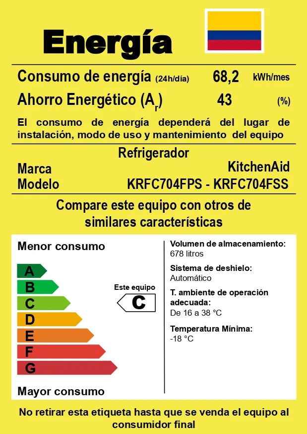 Nevera French Door 678L con Dispensador y Diseño Counter-Depth