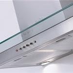 Campana extractora Acero Inoxidable Vidrio 28"