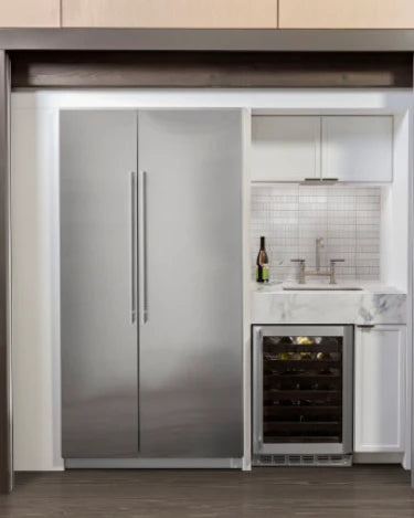 Reserva de vino inoxidable de 57 botellas Monogram