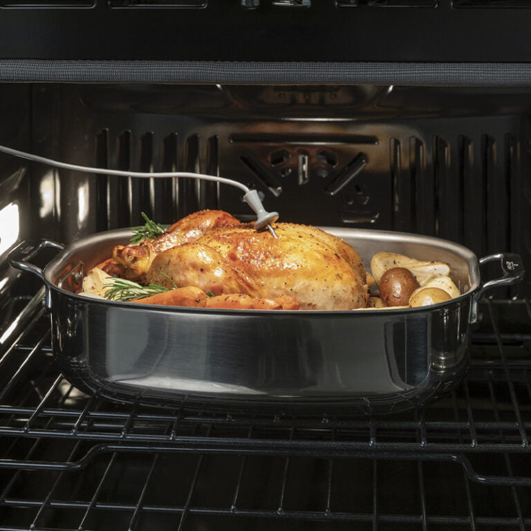 HORNO 76 CM , CONVECCIÓN FUNCIÓN AIR FRYER – DOBLE PUERTA – COLOR NEGRO