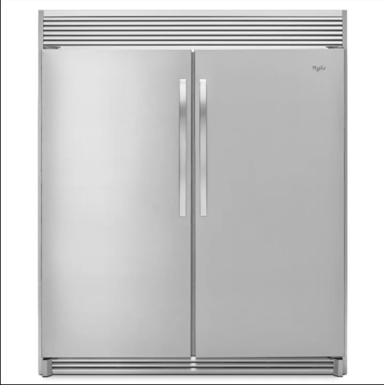 Combo Nevera 18 pies cúbicos Sidekick Gris y Congelador Sidekick de 503 Litros gris