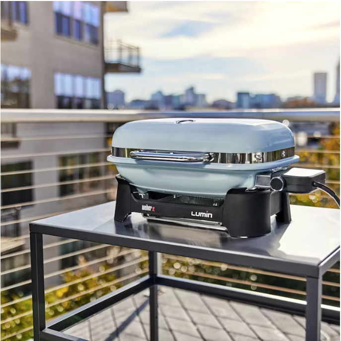 Asador eléctrico Lumin Compact Azul Ice