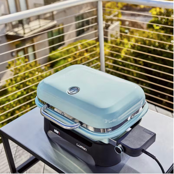 Asador eléctrico Lumin Compact Azul Ice