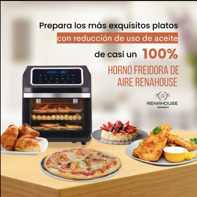 Horno Freidora De Aire Renahouse 12 Litros