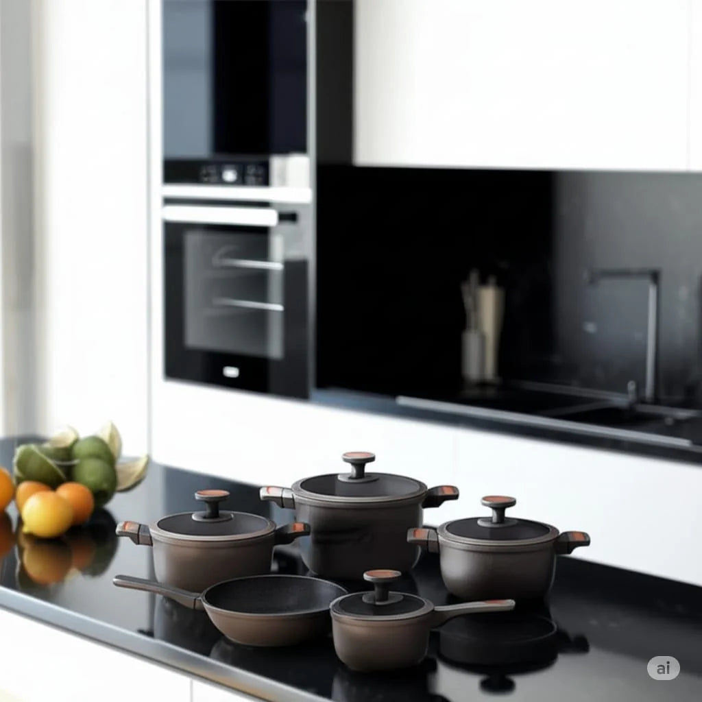 Set de ollas de 9 piezas de RENAHOUSE  Germany