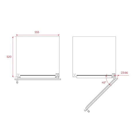 Vinera de encastre con capacidad para 93 botellas