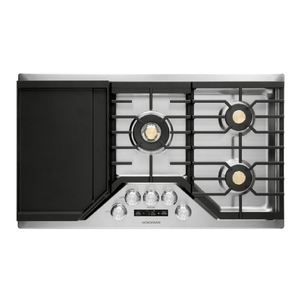 Cubierta a Gas Monogram 90 cm Acero