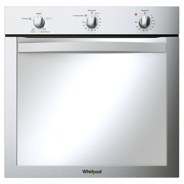 HORNO WHIRLPOOL ACERO ELECTRICO 60 CM