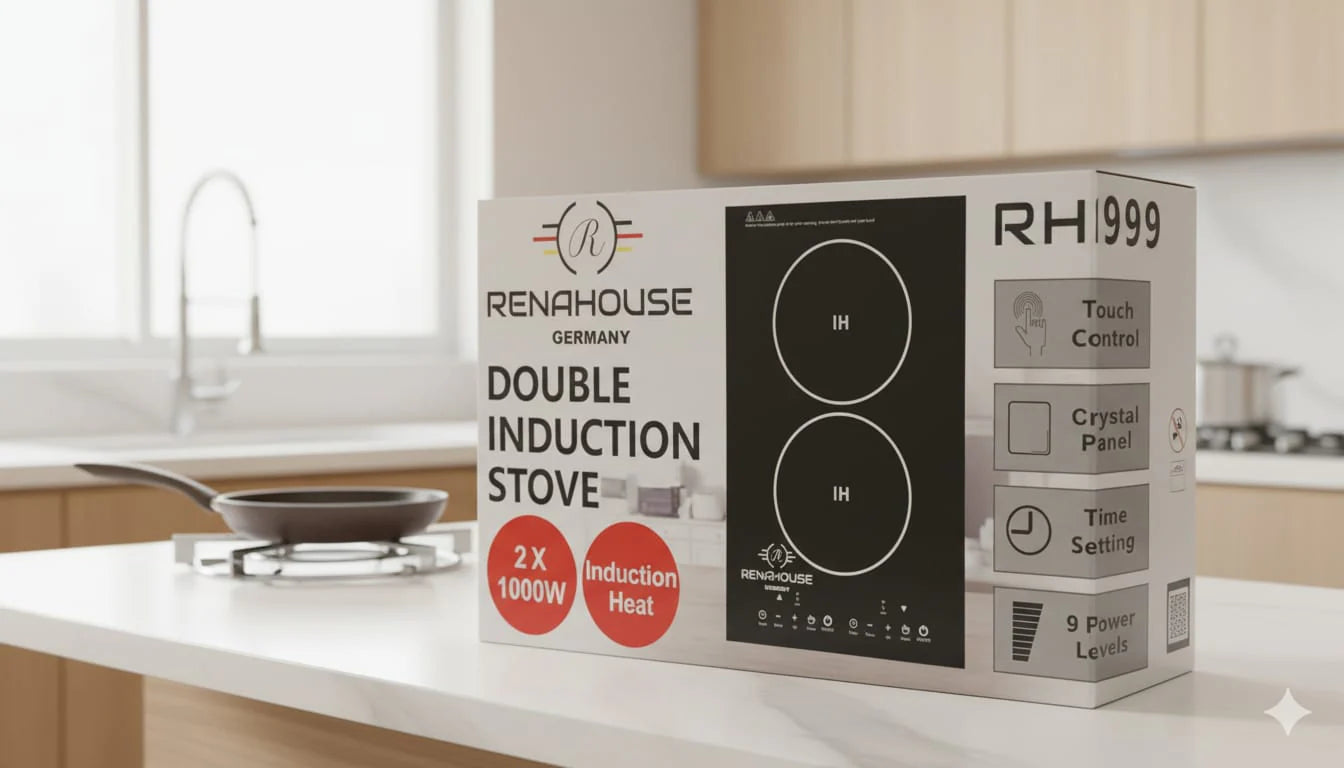 Estufa electrica de inducción diseño Vertical Empotrable RENAHOSE Germany