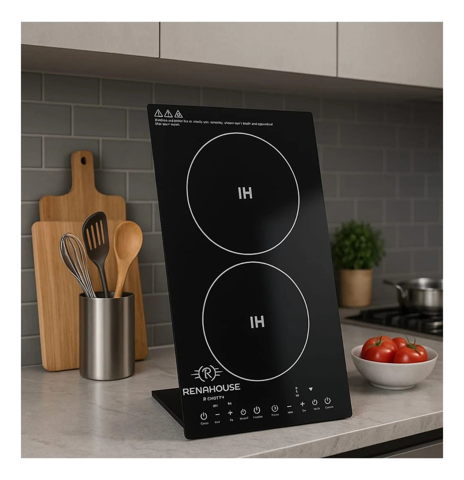 Estufa electrica de inducción diseño Vertical Empotrable RENAHOSE Germany