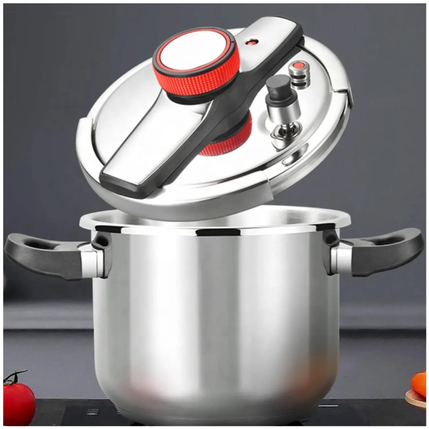 Olla Presión Acero Inoxidable RENAHOUSE 7 Litros Tipo Perilla 304